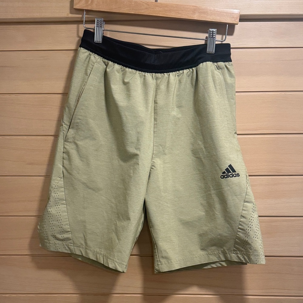 Adidas Men's Olive Athletic Shorts